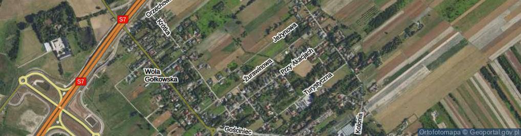 Zdjęcie satelitarne Żurawinowa ul.